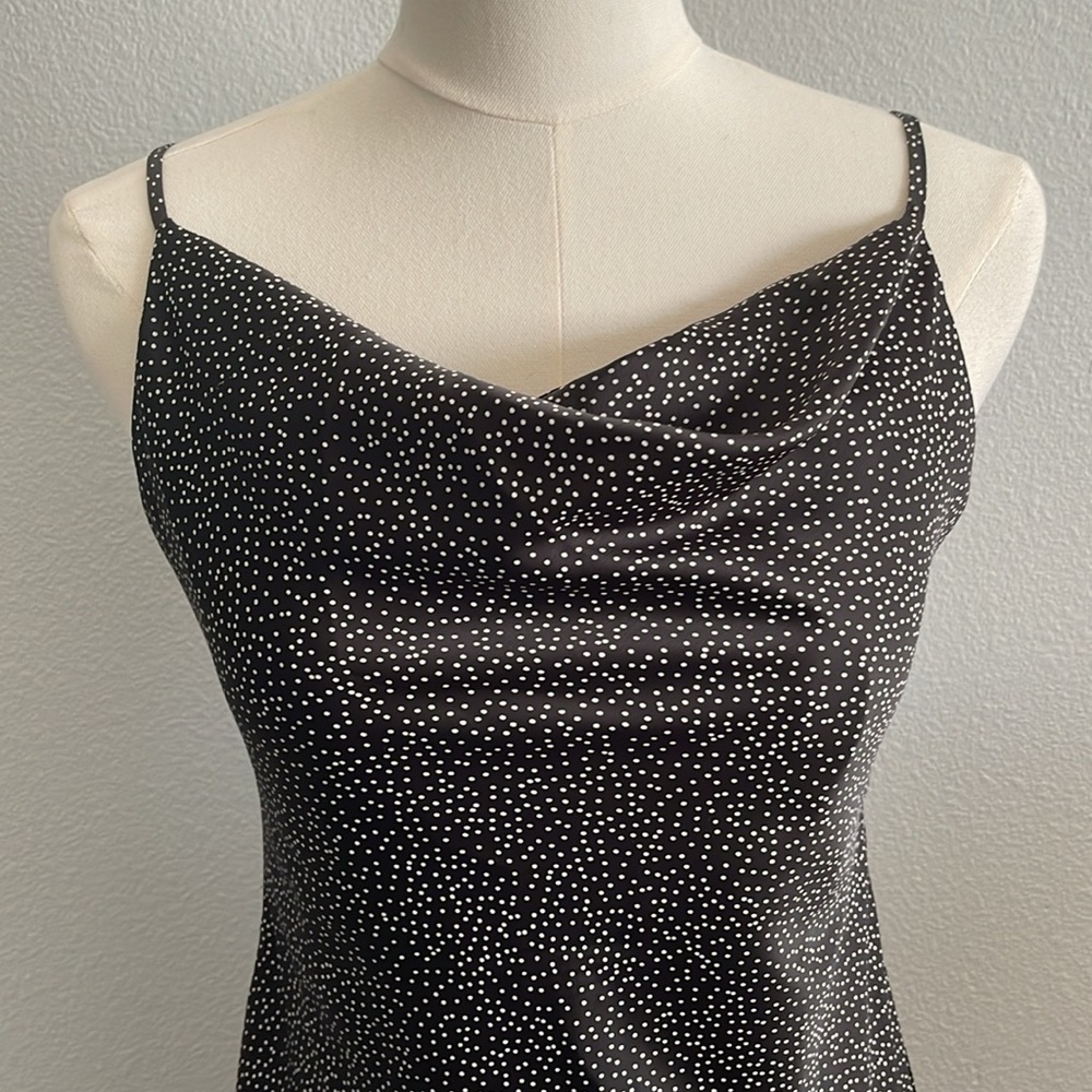 Urban Outfitters Cowl Neck Slip Mini Dress Size Medium - Picture 3 of 6